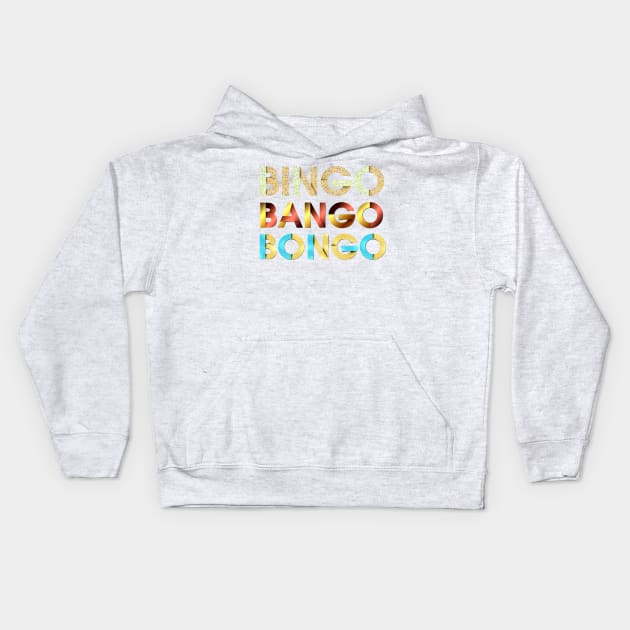 Bingo Bango Bongo Kids Hoodie by teepossible